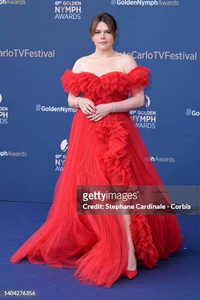 Camille Gottlieb attends the closing ceremony during the 61st Monte Carlo TV Festival on June 21, 2022 in Monte-Carlo, Monaco.