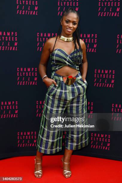 Maïmouna Doucouré attends the opening ceremony during the Champs-Elysees Film Festival on June 21, 2022 in Paris, France.