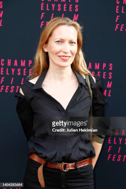 Guest attends the opening ceremony during the Champs-Elysees Film Festival on June 21, 2022 in Paris, France.
