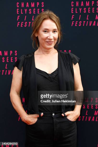 Emmanuelle Bercot attends the opening ceremony during the Champs-Elysees Film Festival on June 21, 2022 in Paris, France.