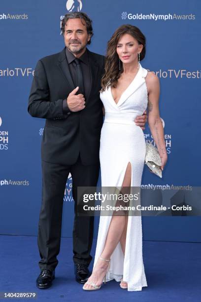 Thorsten Kaye and Krista Allen attend the closing ceremony during the 61st Monte Carlo TV Festival on June 21, 2022 in Monte-Carlo, Monaco.