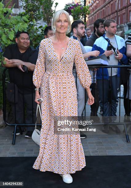 Joely Richardson attends a dinner hosted by Finch & Partners for the launch of Paramount+ UK at Chiltern Firehouse on June 21, 2022 in London,...