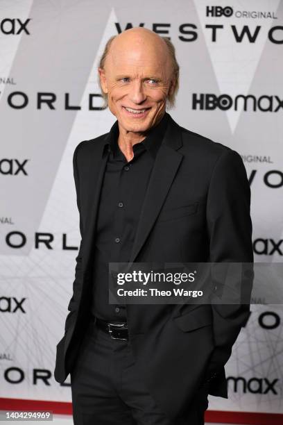 Ed Harris attends HBO's "Westworld" Season 4 premiere at Alice Tully Hall, Lincoln Center on June 21, 2022 in New York City.