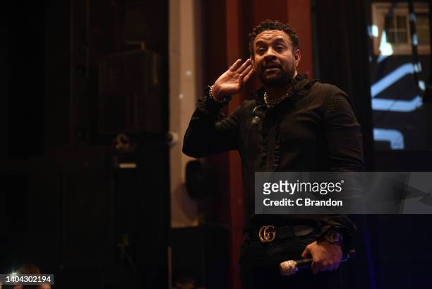 Shaggy performs on stage at the O2 Shepherd's Bush Empire on June 21, 2022 in London, England.