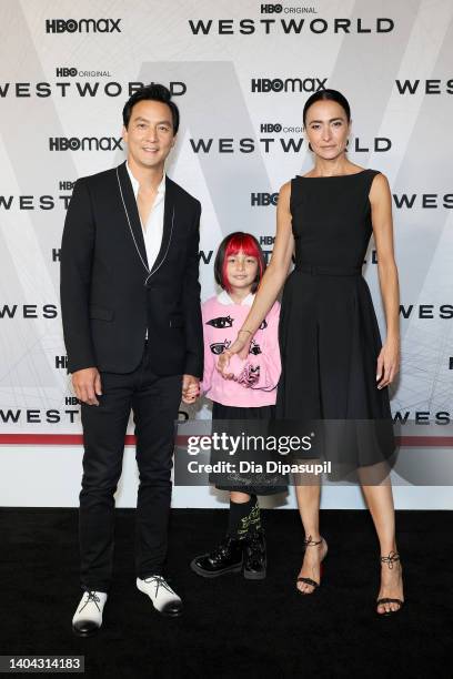 Daniel Wu and guests attend HBO's "Westworld" Season 4 premiere at Alice Tully Hall, Lincoln Center on June 21, 2022 in New York City.