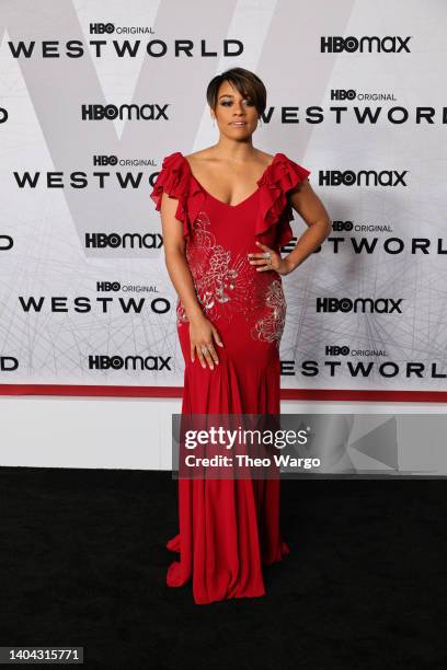 Ariana DeBose attends HBO's "Westworld" Season 4 Premiere at Alice Tully Hall, Lincoln Center on June 21, 2022 in New York City.