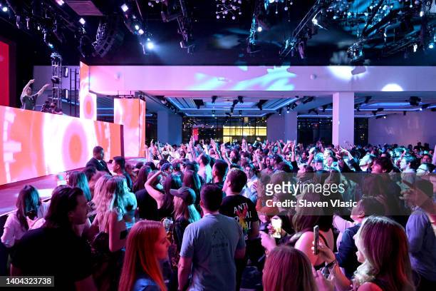 Drew Taggart of The Chainsmokers performs during the Mythical Games NFT.NYC event at the Glasshouse on June 21, 2022 in New York City.