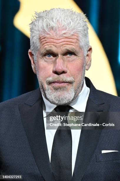 Ron Perlman present the Best Actress Award during the closing ceremony during the 61st Monte Carlo TV Festival on June 21, 2022 in Monte-Carlo,...