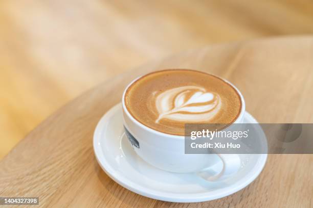 latte art - coffee art stockfoto's en -beelden