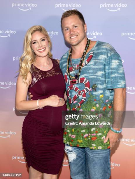 Heidi Montag and Spencer Pratt attend Prime Video and Freevee's Summer Solstice LA Event at the Santa Monica Proper Hotel on June 21, 2022 in Santa...
