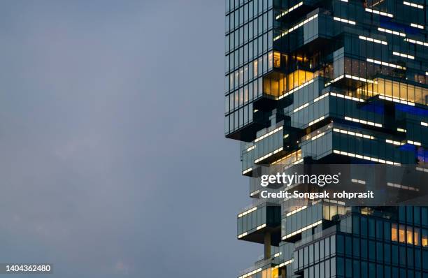 modern office building - skyscraper abstract stock pictures, royalty-free photos & images