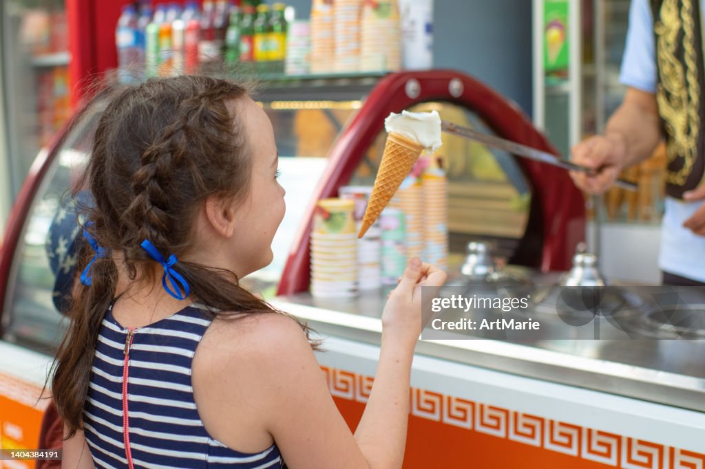 Traditional Turkish ice-cream