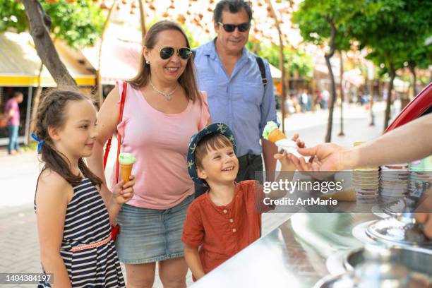 traditional turkish ice-cream - frozen sweet food stock pictures, royalty-free photos & images