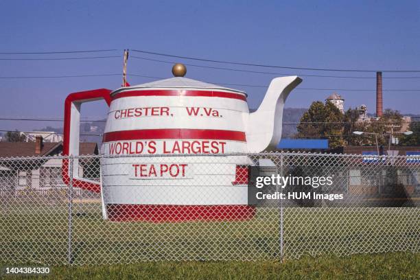 Teapot building, Chester, West Virginia; ca. 1995.