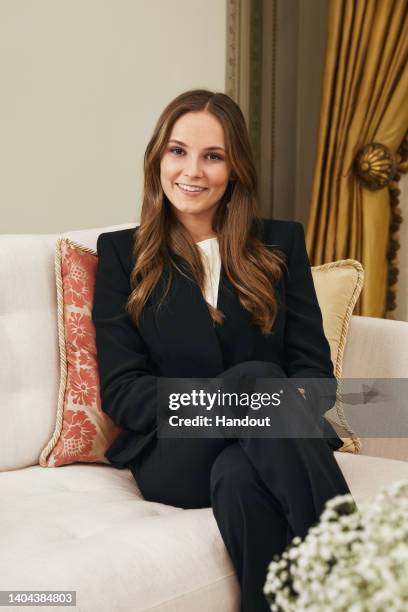 In this handout photo published January 21 provided by the Royal Court, Princess Ingrid Alexandra is seen on the occasion of the Princess' 18th...