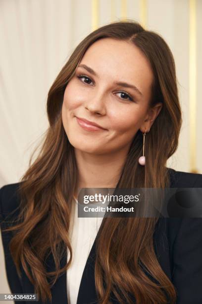 In this handout photo published January 21 provided by the Royal Court, Princess Ingrid Alexandra is seen on the occasion of the Princess' 18th...