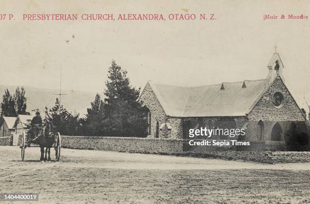 Presbyterian Church, Alexandra, Otago, New Zealand, Muir & Moodie studio Alexandra.