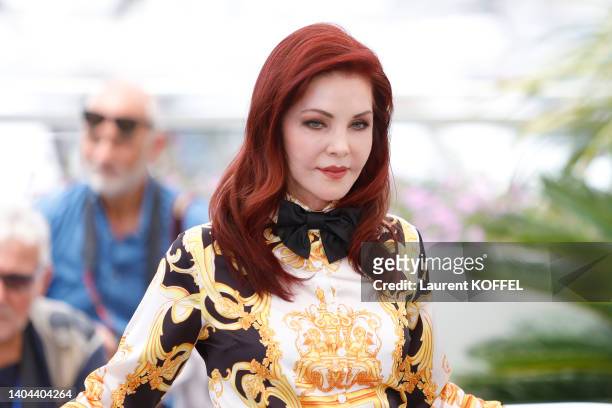 Priscilla Presley le 26 mai 2022 à Cannes.