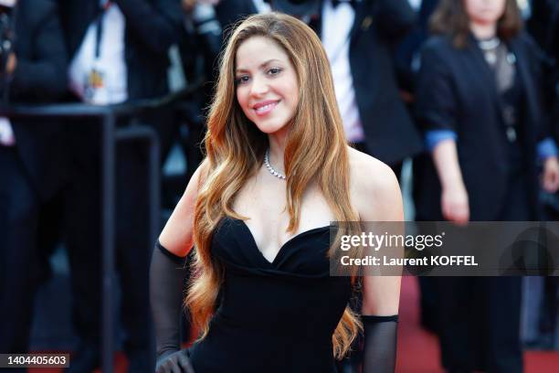 Shakira lors du 75e festival de Cannes le 25 mai 2022.