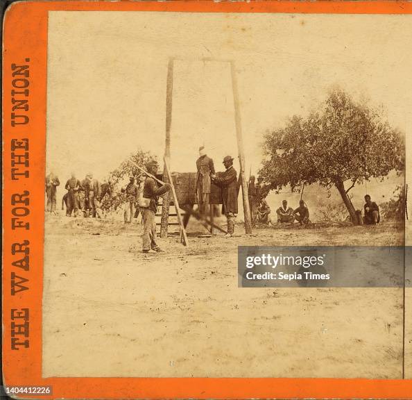 Execution of a deserter, Alexandria, Va., E. & H.T. Anthony (Firm), Brady, Mathew B. (1823 (ca.)-1896), 1861, United States