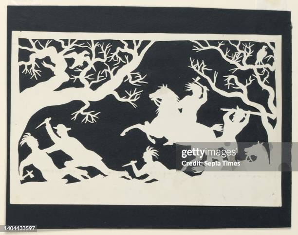 Black and White Paper Cut Out