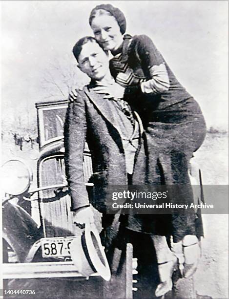 Bonnie and Clyde. Bonnie Elizabeth Parker and Clyde Chestnut Barrow were an American criminal couple who travelled the Central United States with...