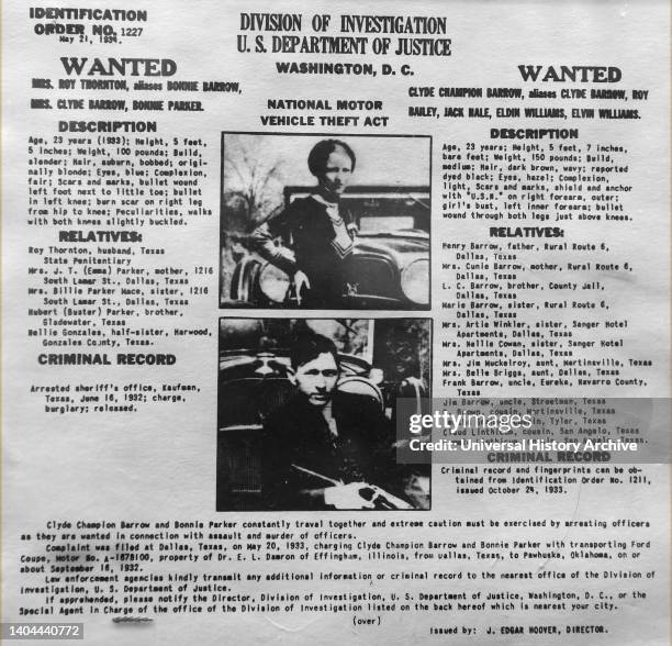 Bonnie and Clyde. Bonnie Elizabeth Parker and Clyde Chestnut Barrow were an American criminal couple who travelled the Central United States with...