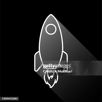 Rocket icon. Rocket icon.
