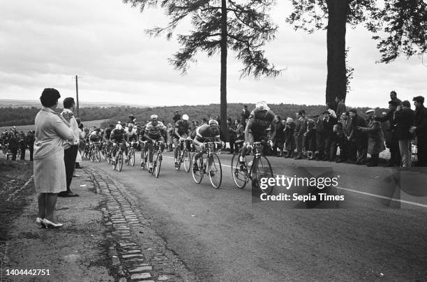 Tour de France , first stage Cologne Liege, the riders climb the Cote des Forges in the Ardennes here, June 22 stages, cyclists, The Netherlands,...