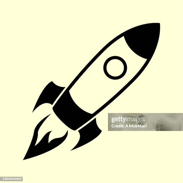 rocket-symbol - icône stock-grafiken, -clipart, -cartoons und -symbole