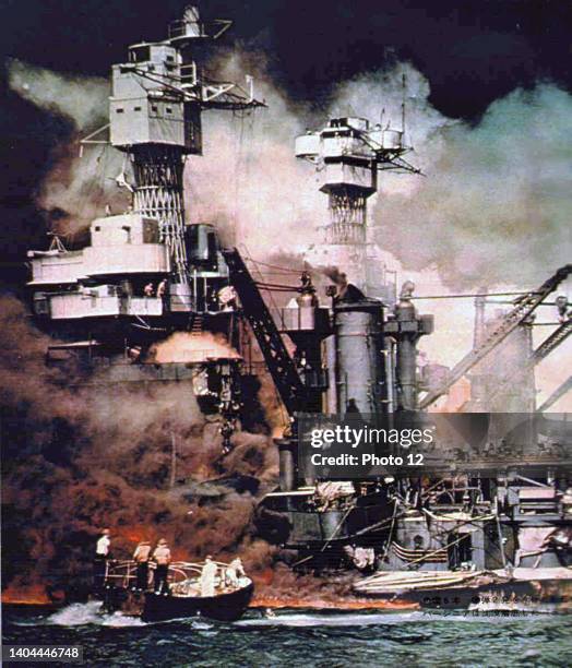 Japanese attack on Pearl Harbour on 7th December 1941.