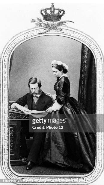 Royal Prince and Princess of Prussia. Prince Frederick , German Emperor under the name of Frederick III in 1888. Princess Victoria of Great Britain ,...