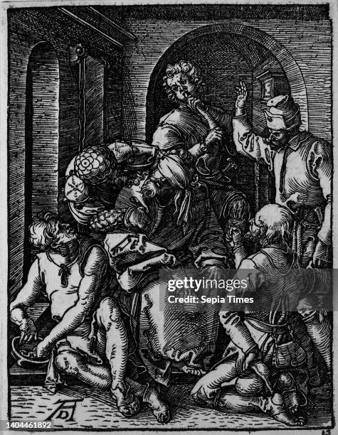 Mocking of Christ, The Small Passion, Albrecht Durer, German, 1471-1528, Woodcut on laid paper, Germany, 1509-1511; edition of 1511, Sheet: 5 3/16 x...