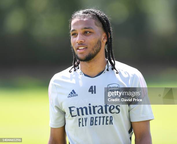 Mauro Bandeira of Arsenal during the Arsenal U23 training session at London Colney on June 22, 2022 in St Albans, England.