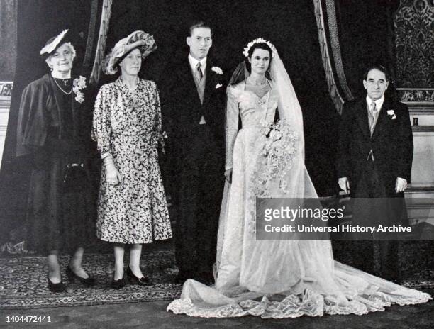 Wedding of Lord Harewood married Marion Stein. On 29 September 1949 at St. Mark's Church, London, Lord Harewood married Marion Stein, a concert...