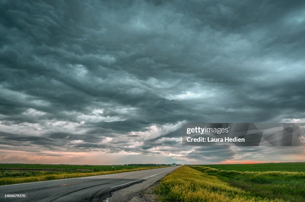 The Road Leading Into the Storm