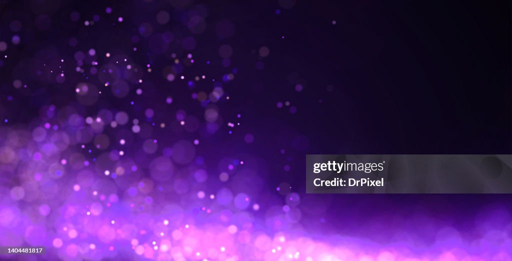 Purple Defocused Lights