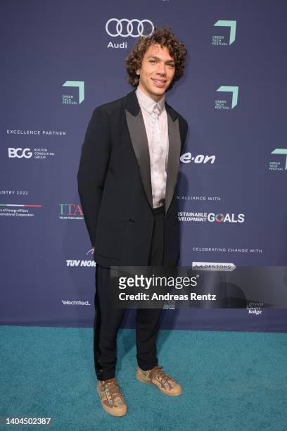Elias Becker attends the Green Awards during day 1 of the Greentech Festival on June 22, 2022 in Berlin, Germany. The Greentech Festival is the first...