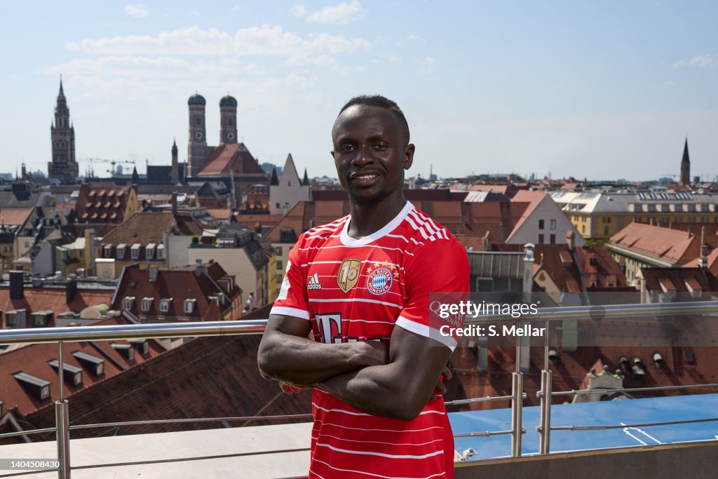 FC Bayern Muenchen Unveils New Signing Sadio Mane
