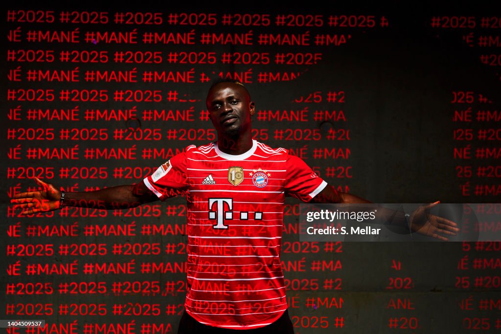 FC Bayern Muenchen Unveils New Signing Sadio Mane