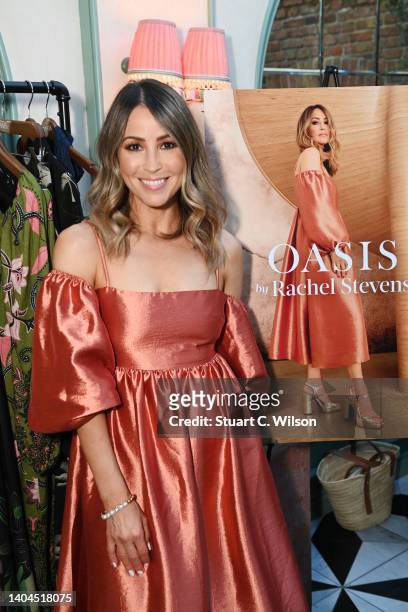 Rachel Stevens attends the Rachel Stevens Summer Collection launch with Oasis at Daphne's on June 22, 2022 in London, England.