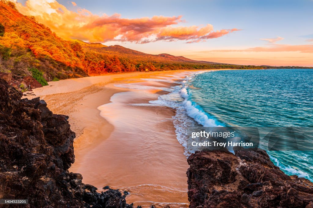 Makena Beach Sunrise, Maui, Hawaii