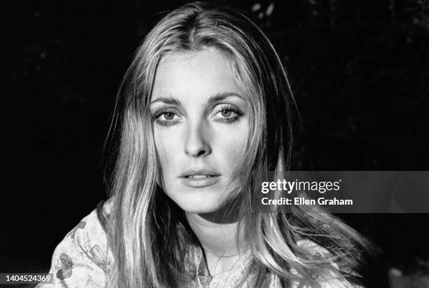 Portrait of American actress Sharon Tate , Beverly Hills, California, 1969.