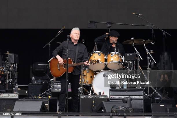 Don Henley of the Eagles performs on stage at Murrayfield on June 22, 2022 in Edinburgh, Scotland.