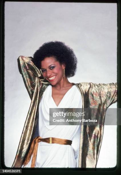 Portrait of American dancer and choreographer Debbie Allen, New York, New York, 1990s.