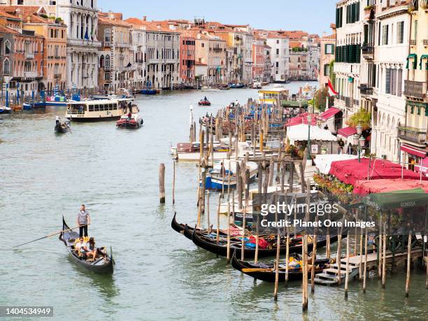 View from the Rialto Bridge of the Grand Canal of Venice 3.