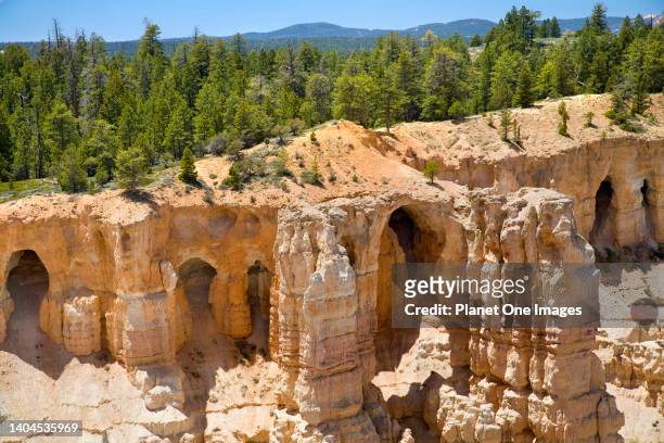 Surreal view of the Grottoes from Inspiration Point in Bryce Canyon, USA.