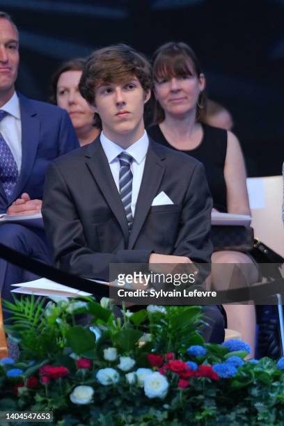 Prince Gabriel of Luxembourg celebrates National Day on June 22, 2022 in Esch-sur-Alzette, Luxembourg.