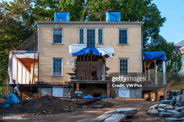 Harlem, Hamilton Heights, Sugar Hill dsitrict, Hamilton Grange National Memorial, Federal style historic house, former home of Alexander Hamilton...