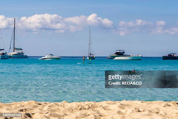 Playa Ses Illetes, Formentera; Balearic island, Spain.